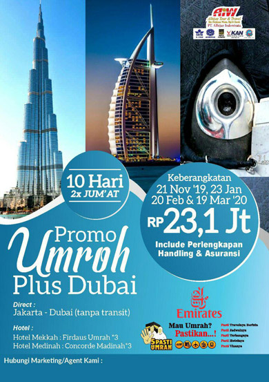 Umroh Plus Dubai 2020