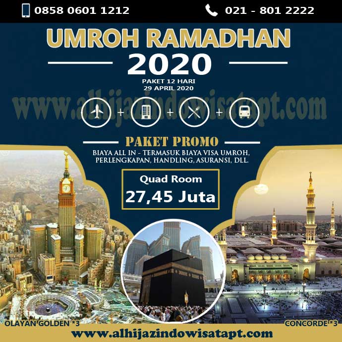 Paket Umroh Ramadhan Promo 2020